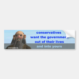 Autocollant De Voiture conservateurs