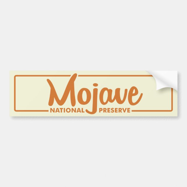 Autocollant De Voiture Conserve nationale de Mojave (Devant)