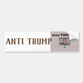 Autocollant De Voiture Construire ce mur / Anti Trump,