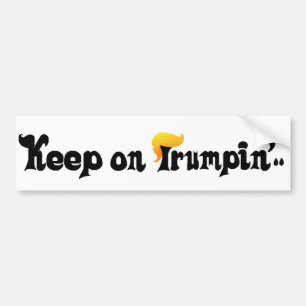 AUTOCOLLANT DE VOITURE CONTINUEZ SUR TRUMPIN ! MAGA JOUR DES CHEVEUX 2020