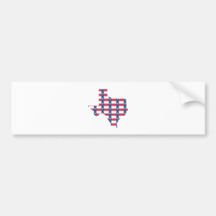 Autocollant De Voiture Contour de drapeau du Texas