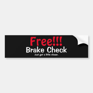 Autocollant De Voiture Contrôle de frein gratuit