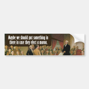 Autocollant De Voiture Convention constitutionnelle