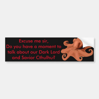 Autocollant De Voiture Convertissez pour Cthulhu
