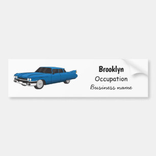 Autocollant De Voiture Cool blue 1959 classic car