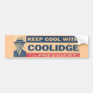 Autocollant De Voiture Coolidge pour le Président Sticker