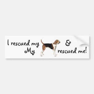 Autocollant De Voiture Coonhound de marcheur de Treeing de délivrance