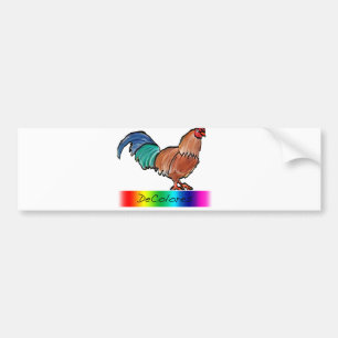 Autocollant De Voiture Coq de DeColores