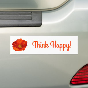 Autocollant De Voiture Coquelicot Rouge d'Alaska Fleur Colorée