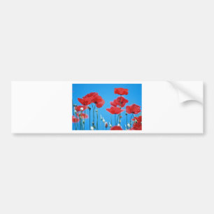 Autocollant De Voiture Coquelicots de Provence
