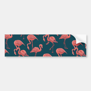 Autocollant De Voiture Corail vivant modèle flamingo