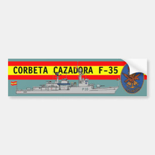 AUTOCOLLANT DE VOITURE CORBETA CAZADORA F-35