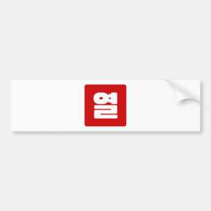 Autocollant De Voiture Coréen Numéro 10 Dix 열