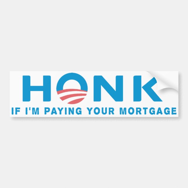 Autocollant De Voiture Cornement anti Obama Bumpersticker (Devant)