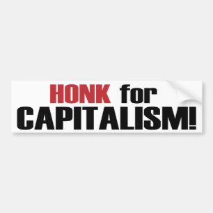Autocollant De Voiture Cornement pour le capitalisme !