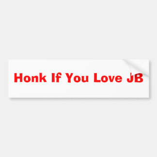 Autocollant De Voiture Cornez si vous aimez JB