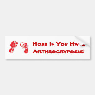 Autocollant De Voiture Cornez si vous HaveArthrogryposis !