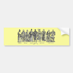 Autocollant De Voiture Costumes historiques