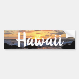 Autocollant De Voiture Coucher de soleil de Maui Hawaii
