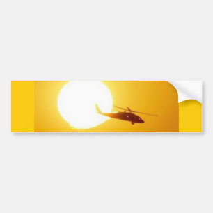AUTOCOLLANT DE VOITURE COUCHER DU SOLEIL DE BLACKHAWK