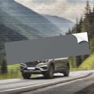 Autocollant De Voiture Couleur de tendance - Sticker de pare-chocs gris a