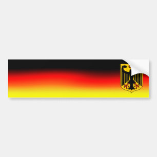 Autocollant De Voiture Couleurs allemandes de drapeau d'adhésif pour