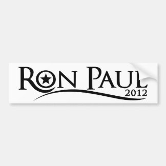 Autocollant De Voiture Courbe de Ron Paul 2012