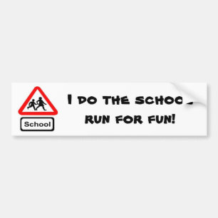 Autocollant De Voiture Course d'école