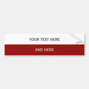 Autocollant De Voiture Coutume votre couleur des textes, d'image et