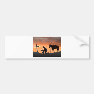 Autocollant De Voiture Cowboy seul