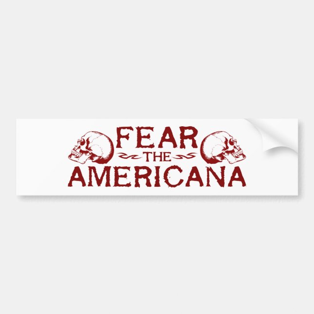 Autocollant De Voiture Craignez l'americana (Devant)