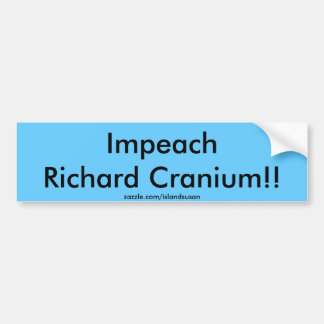 Autocollant De Voiture Crâne d'ImpeachRichard ! ! ,