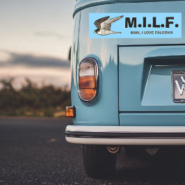 Autocollant De Voiture Crayon de faucon pèlerin Illustration FUNNY MILF