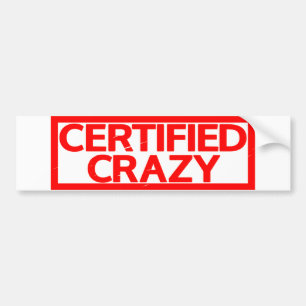 Autocollant De Voiture Crazy Stamp