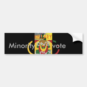 Autocollant De Voiture Create Your Own Hillary Stronger Together
