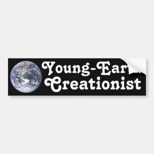 Autocollant De Voiture Créationniste Jeune-Terre