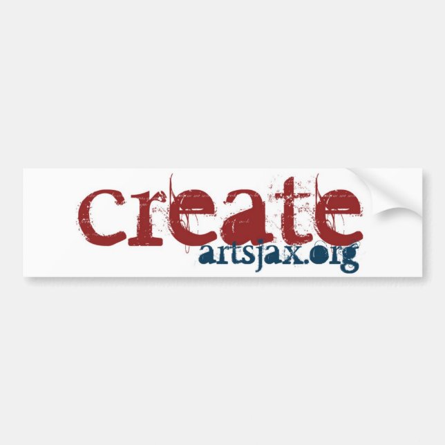 Autocollant De Voiture Créez Bumpersticker (Devant)