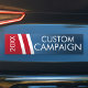 Autocollant De Voiture Créez votre propre conception d'élection (Create Your Own Bumper Sticker)