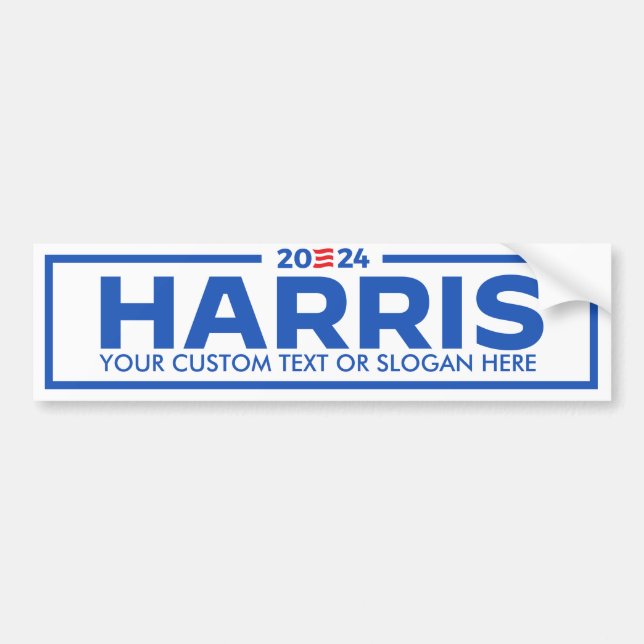 Autocollant De Voiture Créez votre propre Harris 2024 (Devant)
