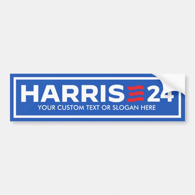 AUTOCOLLANT DE VOITURE CRÉEZ VOTRE PROPRE HARRIS 2024 (Devant)