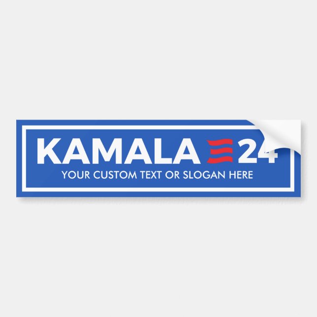 AUTOCOLLANT DE VOITURE CRÉEZ VOTRE PROPRE KAMALA 2024 (Devant)
