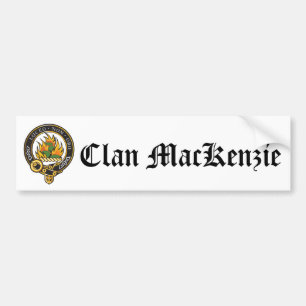Autocollant De Voiture Crête du Mackenzie de clan