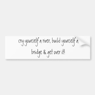 Autocollant De Voiture cri vous-même une rivière, construction vous-même