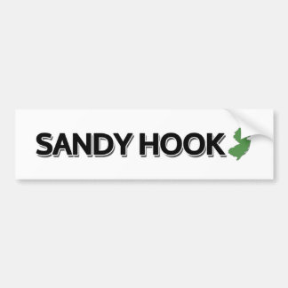 Autocollant De Voiture Crochet de Sandy, New Jersey