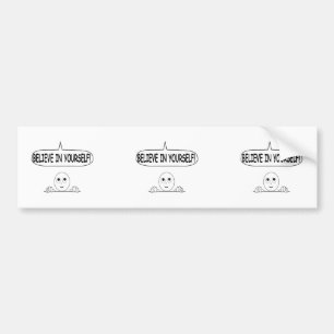 Autocollant De Voiture Crois En Toi-Même