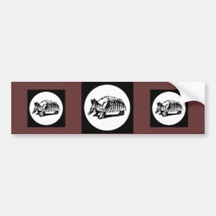 Autocollant De Voiture Croisement de tatou