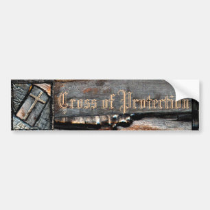 Autocollant De Voiture Croix de protection