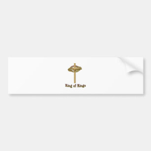 Autocollant De Voiture Croix du roi des rois