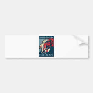 Autocollant De Voiture Cthulhu pour le président 2012
