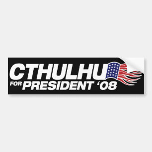 Autocollant De Voiture Cthulhu pour le Président adhésif pour pare-choc